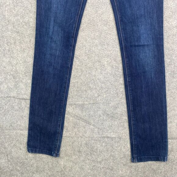 DL 1961 Jessica Skinny Jeans Size 26 4 Way Stretch 360 Comfort Dark Wash - Picture 3 of 13